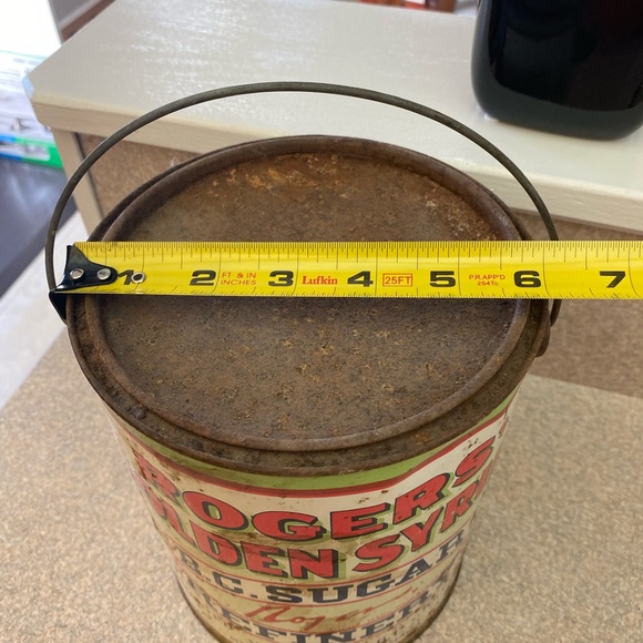 Vintage can with lid - Picture 6 of 8